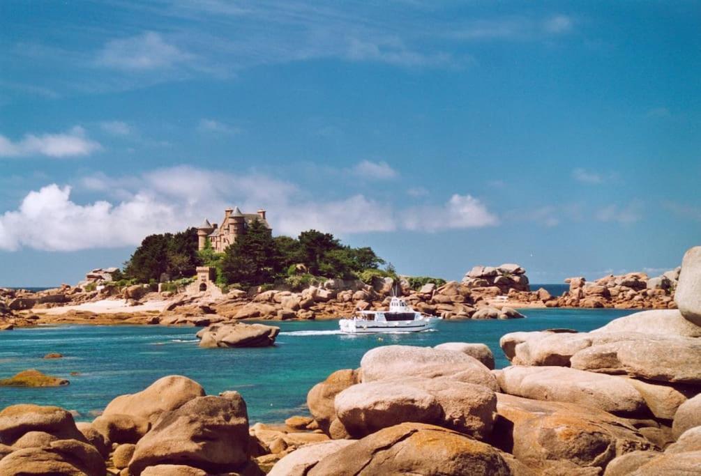 Maison - Villa Bord De Mer, Cote De Granit Rose Perros-Guirec Buitenkant foto