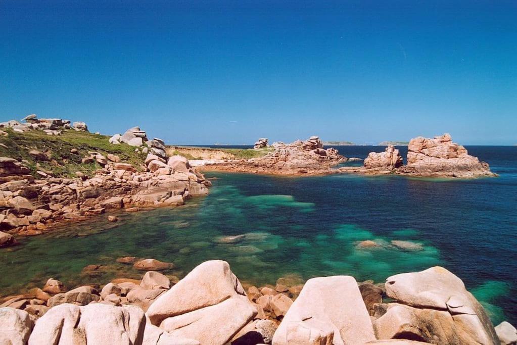 Maison - Villa Bord De Mer, Cote De Granit Rose Perros-Guirec Buitenkant foto