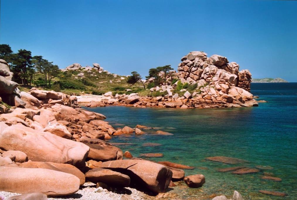 Maison - Villa Bord De Mer, Cote De Granit Rose Perros-Guirec Buitenkant foto