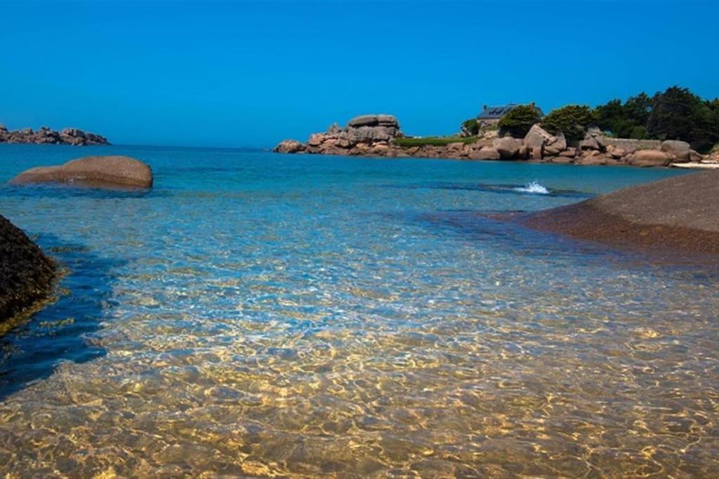 Maison - Villa Bord De Mer, Cote De Granit Rose Perros-Guirec Buitenkant foto